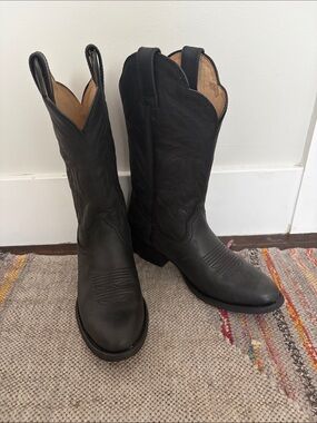 Shyanne Black Western Cowboy Boots for Women